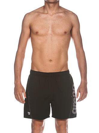 ARENA | Herren Badeshort Fundamentals Logo | orange