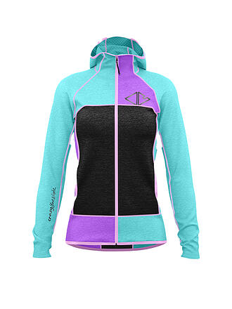 CRAZY | Damen Fleecejacke Pull Ionic | lila