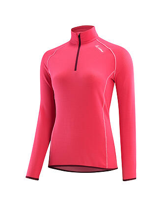 LÖFFLER | Damen Langlauf Midlayer Techfleece | rosa