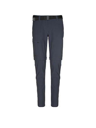 MAIER | Damen ZipOff-Wanderhose Inara Slim Zip | grau