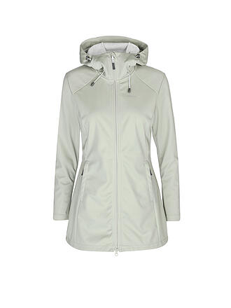 MERU | Damen Softshellmantel Vejen | hellgrau