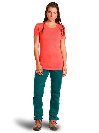 ORTOVOX | Damen Funktionsshirt 120 Tec Lafatscher Topo | türkis