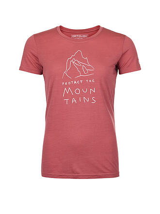 ORTOVOX | Damen Funktionsshirt 150 Cool Mountain Protector | rosa