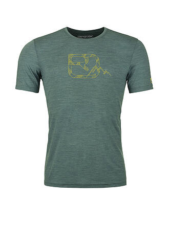 ORTOVOX | Herren Funktionsshirt 120 Cool Tec Logo | petrol