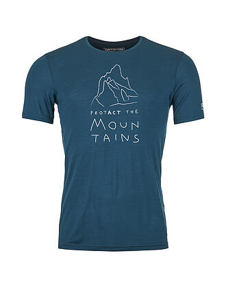 ORTOVOX | Herren Funktionsshirt 150 Cool Mountain Protector | dunkelblau