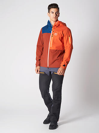 ORTOVOX | Herren Tourenjacke Ortler 3L Hoodie | petrol