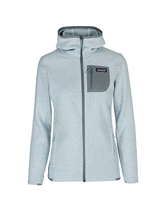 PATAGONIA | Damen Fleecejacke R1® Air Full-Zip Hoody | hellblau