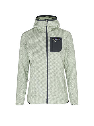 PATAGONIA | Damen Fleecejacke R1® Air Full-Zip Hoody | hellblau