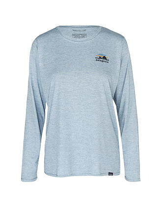 PATAGONIA | Damen Funktionsshirt Long-Sleeved Capilene® Cool Daily Graphic | hellblau
