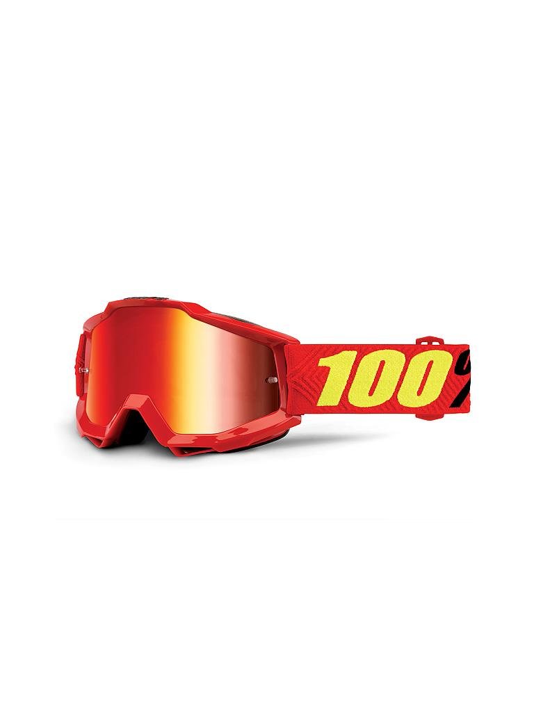 100% | Kinder MTB-Brille The Accuri Youth Saarinen/Mirror Lens | rot