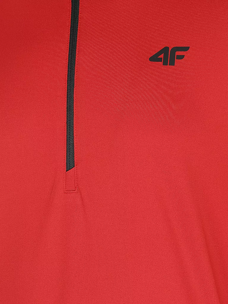 4F | Herren Unterzieh Zipshirt | rot