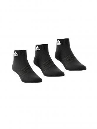 ADIDAS | 3er Pkg. Socken Mid Cut | schwarz