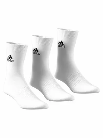 ADIDAS | 3er-Pack Socken Light Crew | weiss