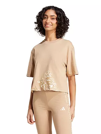 ADIDAS | Damen T-Shirt 3S Cropped | koralle