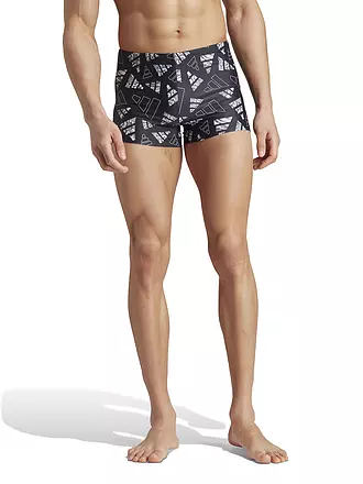 ADIDAS | Herren Beinbadehose Logo Graphic Boxer | grau