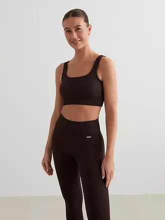 AIM'N | Damen Sport-BH Ribbed Seamless Medium Support | braun