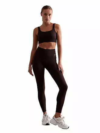 AIM'N | Damen Tight Ripped Seamless | braun
