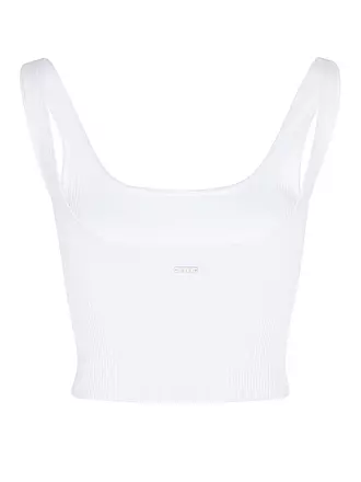 AIM'N | Damen Top Ribbed Seamless | schwarz