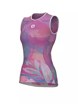 ALE | Damen Rad Tanktop Watercolor | lila