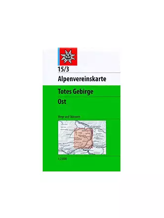 ALPENVEREIN | Wanderkarte Totes Gebirge Östliches Blatt Maßstab 1:25.000 | keine Farbe