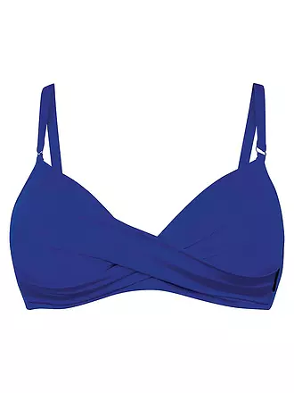 ANITA | Damen Bikinioberteil Shiny Basics | blau