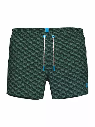 ARENA | Herren Badeshort Water Prints | dunkelgrün