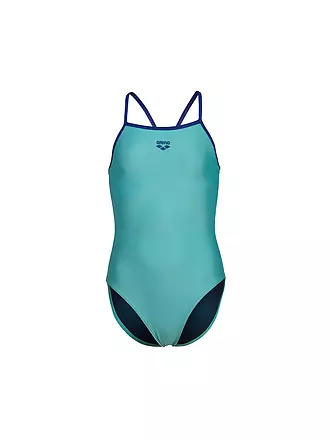 ARENA | Mädchen Badeanzug Light Drop Solid | blau
