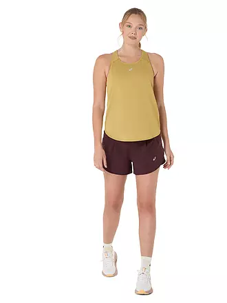 ASICS | Damen Laufshort Road 3,5 in | dunkelrot