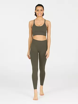 ATHLECIA | Damen Fitnesstight Nagar Seamless | olive