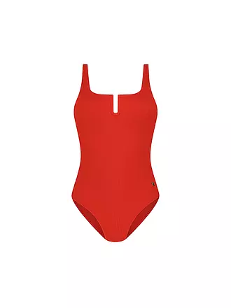 BEACHLIFE | Damen Badeanzug Fiery Red | rot
