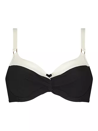 BEACHLIFE | Damen Bikinioberteil Vanilla And Black | schwarz