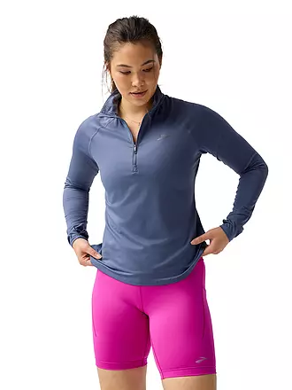 BROOKS | Damen Lauf Zipshirt Dash 3.0 | dunkelblau