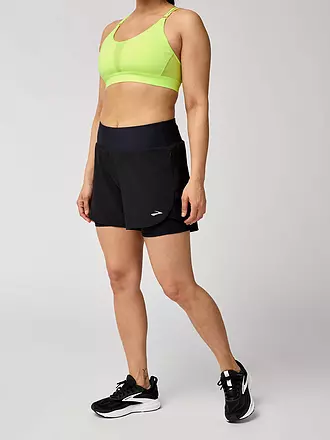 BROOKS | Damen Laufshort Chaser 5 2in1 2.0 | schwarz
