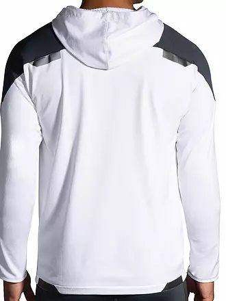 BROOKS | Herren Laufhoodie Run Visible Thermal Hoodie | weiss