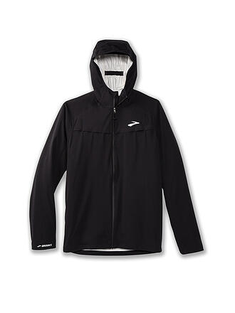 BROOKS | Herren Laufjacke High Point Waterproof | schwarz