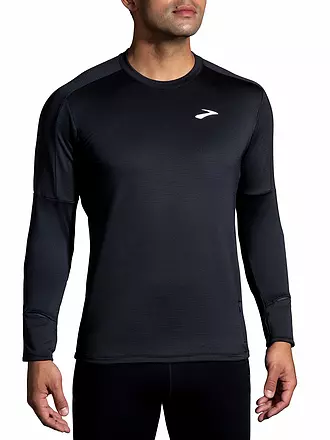 BROOKS | Herren Laufshirt Notch Thermal Long Sleeve 2.0 | grau