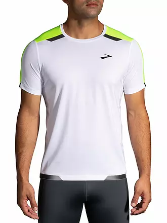 BROOKS | Herren Laufshirt Run Visible | weiss