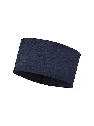 BUFF | Stirnband Merino Wide | dunkelblau