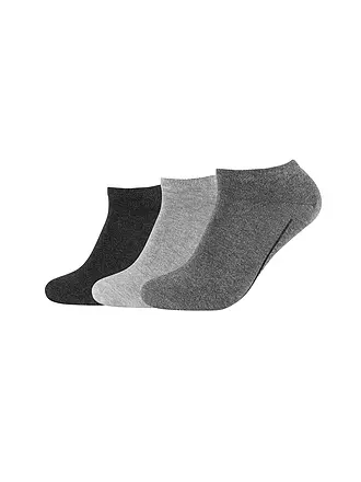 CAMANO | Kurzsocken CA-Soft Quarter 3er Pkg. | grau