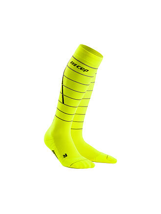CEP | Herren Kompressionsstutzen Reflective Socks | gelb