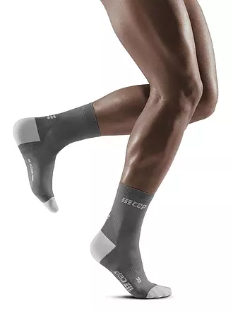 CEP | Herren Laufsocken Ultralight Short Socks | grau