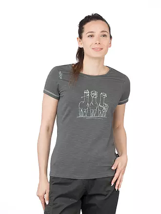 CHILLAZ | Damen Klettershirt Gandia Alpaca Gang | grau