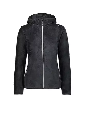 CMP | Damen Fleecejacke Highloft Hoodie | schwarz