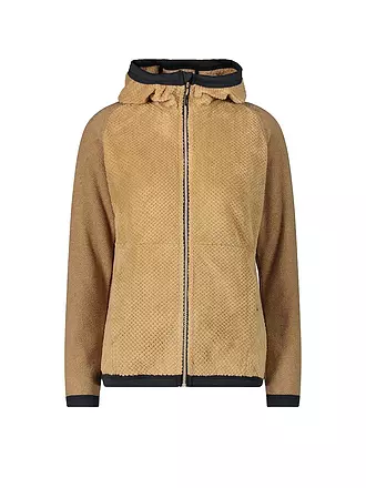 CMP | Damen Strickjacke Hoodie | camel