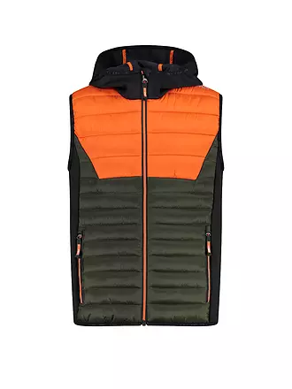 CMP | Jungen Iso Hybridweste mit Ripstop | orange