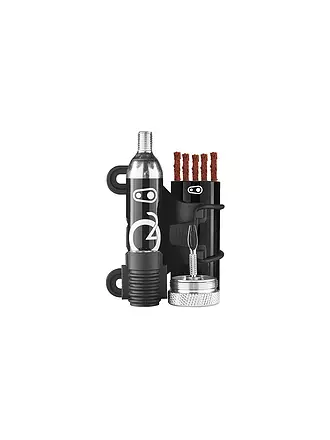 CRANKBROTHERS | Reifen-Reparaturset Tool Cigar (Stecker-Kit + CO2-Adapter) | schwarz