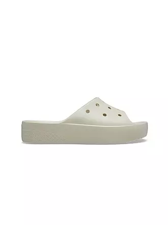 CROCS | Badepantoffel Classic Platform Slide | beige