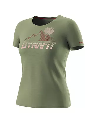 DYNAFIT | Damen Funktionsshirt Transalper Graphic | dunkelrot