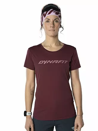DYNAFIT | Damen T-Shirt Traverse | dunkelrot