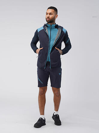 DYNAFIT | Herren Weste Transalper Dynastretch Hoodie | dunkelblau